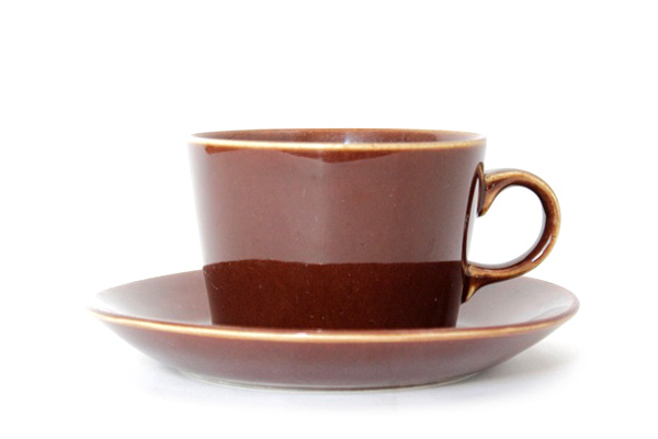 ARABIA　Kilta　　　　　　　　　　　　コーヒーカップ＆ソーサー 220 ml / ブラウンCS2