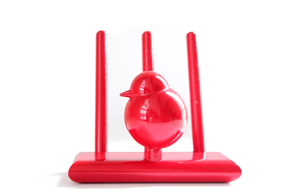 aarikka アーリッカ　　　　　　　　　　ペン&レタースタンド/木製（レッド）　　