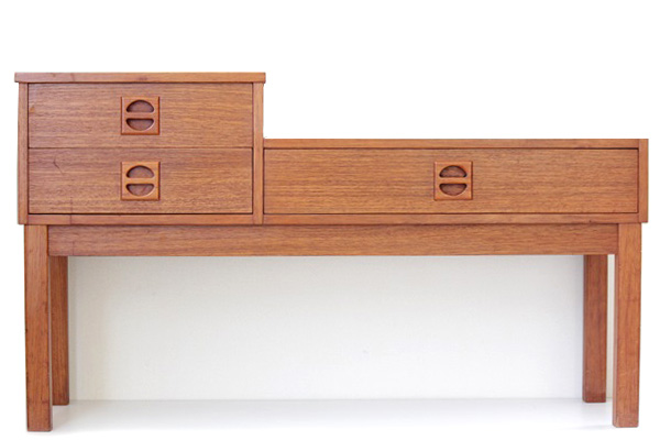 北欧ヴィンテージ　              　Hall desk（サイドテーブル）＋送料全国一律3,300円税込　