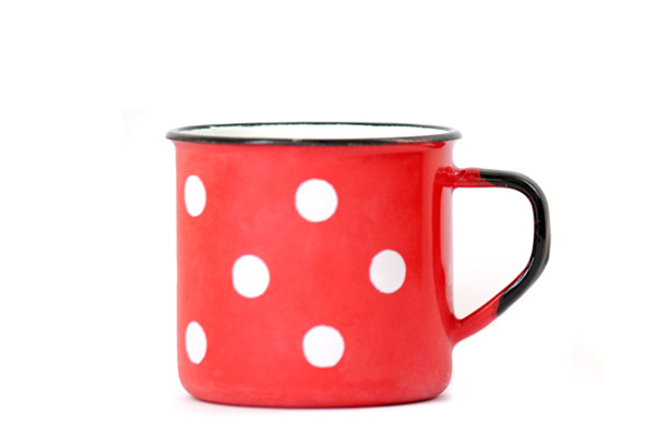 北欧ヴィンテージ 　　　　　　　　　　ホーローマグ DOTS / Poland