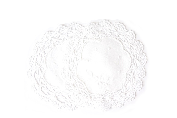 北欧ヴィンテージ　　　　　　　　　テーブルトップ2枚セット/ しきもの 丸(白)17.0cm×17.0cm