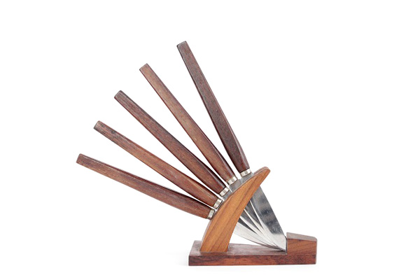 北欧 ヴィンテージ　　　　　　　　　　　フルーツ（バター）ナイフ 5本セット