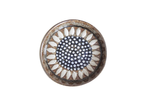 Rorstrand Atelje　　　　　　　　　お花のプレート / Sylvia Leuchovius　　　　　　