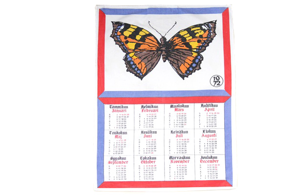 北欧ヴィンテージ　　　　　　　　　1972年 カレンダークロス / Finland