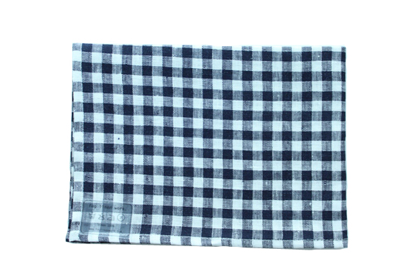 キッチンクロス ネイビーチェック　/　fog linen work