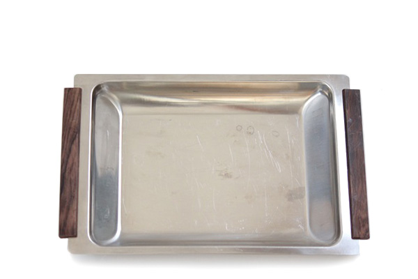 北欧ヴィンテージ 　　　　　　　　　　ステンレストレー M size/ Denmark