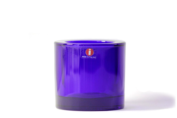 iittala × marimekko　　　　　　　　　　　　KIVIキャンドルホルダー/ コバルトブルー　