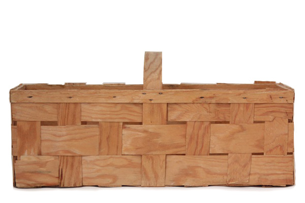 北欧ビンテージ バスケット　　　 モミの木バスケット L / スウェーデン　　