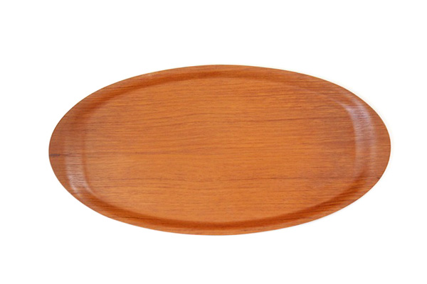 北欧ビンテージ トレー　　　　　　　プライウッド トレー 楕円 / M size