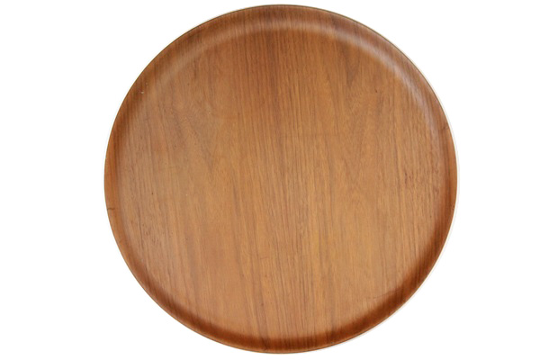 北欧ビンテージ トレー　　　　　　　プライウッド トレー 円型 / LL size