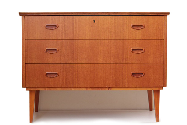 北欧ヴィンテージ家具 Chest of drawers / 3段収納家具 ※送料全国一律