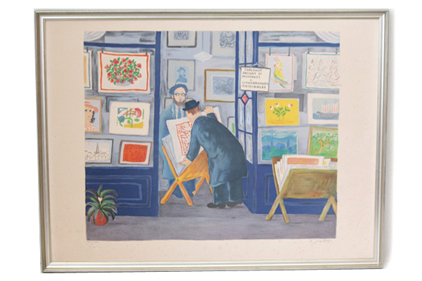 Lennart Jirlow レナート・ジルロウ　　　　　　　　　　リトグラフ デザイン / パリの画廊 ※ 全国一律送料＋1,500円　　　　　　　