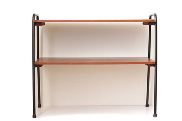 北欧ヴィンテージ　　　　　　　　Side Table サイドテーブル / 脚ブラックスチール（プラス送料全国一律2,750円）