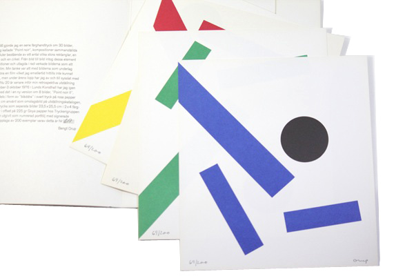 Bengt Orup ベングト・ウルップ　　　　　　　　　　リトグラフ デザイン / 4枚セット　　　　　　