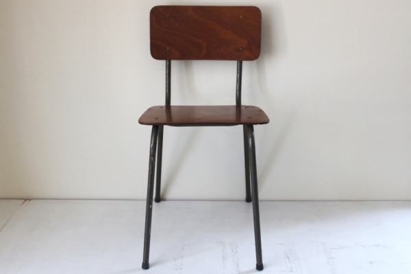 School chair スクールチェア (1)　　　　 デンマーク 1950's-60's　（送料無料）　