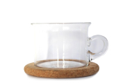 Signe Persson-Melin 　　　 ガラスのティーカップwith コースター /  Boda Nova