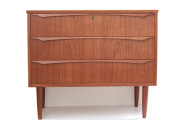 北欧ヴィンテージ　              　Chest of drawers / 3段収納家具 ※送料全国一律＋4,400円
