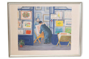 Lennart Jirlow レナート・ジルロウ　　　　　　　　　　リトグラフ デザイン / パリの画廊 ※ 全国一律送料＋1,500円　　　　　　　