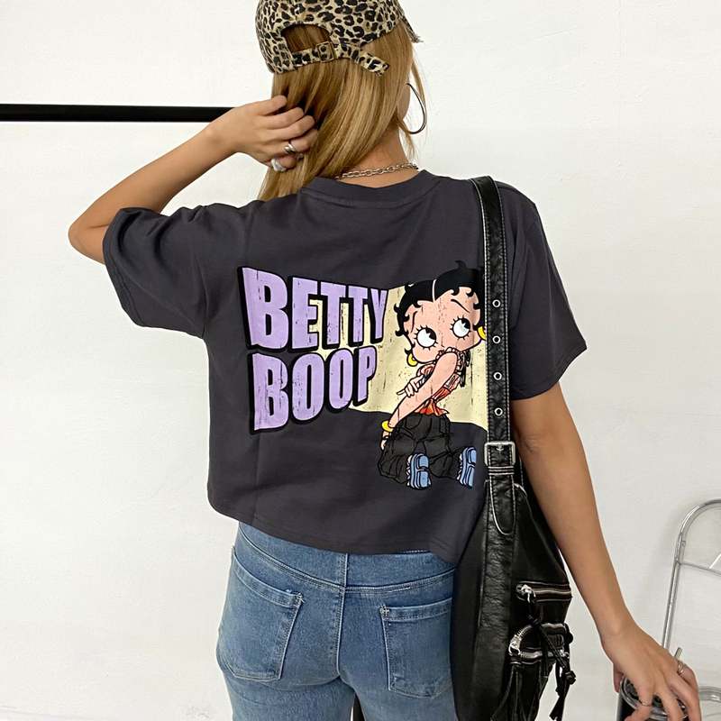 入手困難 ベティ・ブープ HEDGEHOP Tシャツ 新品 タグ付き non-hedge BETTY BOOPショートTシャツ|TiMTiMオンラインストア