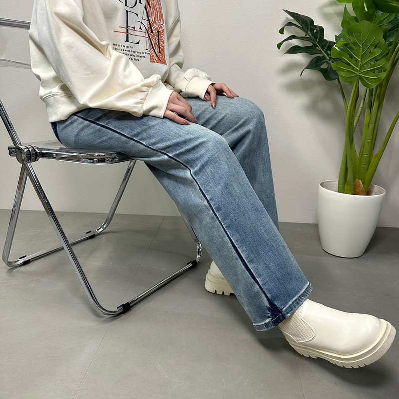 サイドラインワイドパンツ