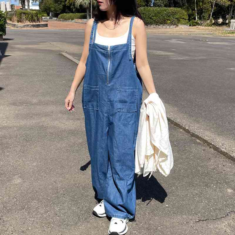 デニム2WAYサロペット