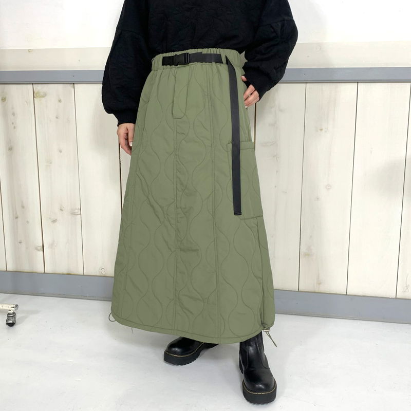 値下げENFOLD○希少○キルティングスカート エンフォルド