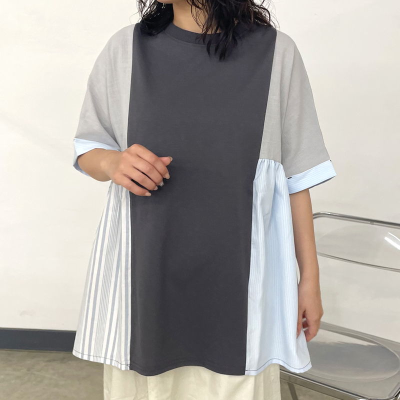 切替ギャザープルオーバー