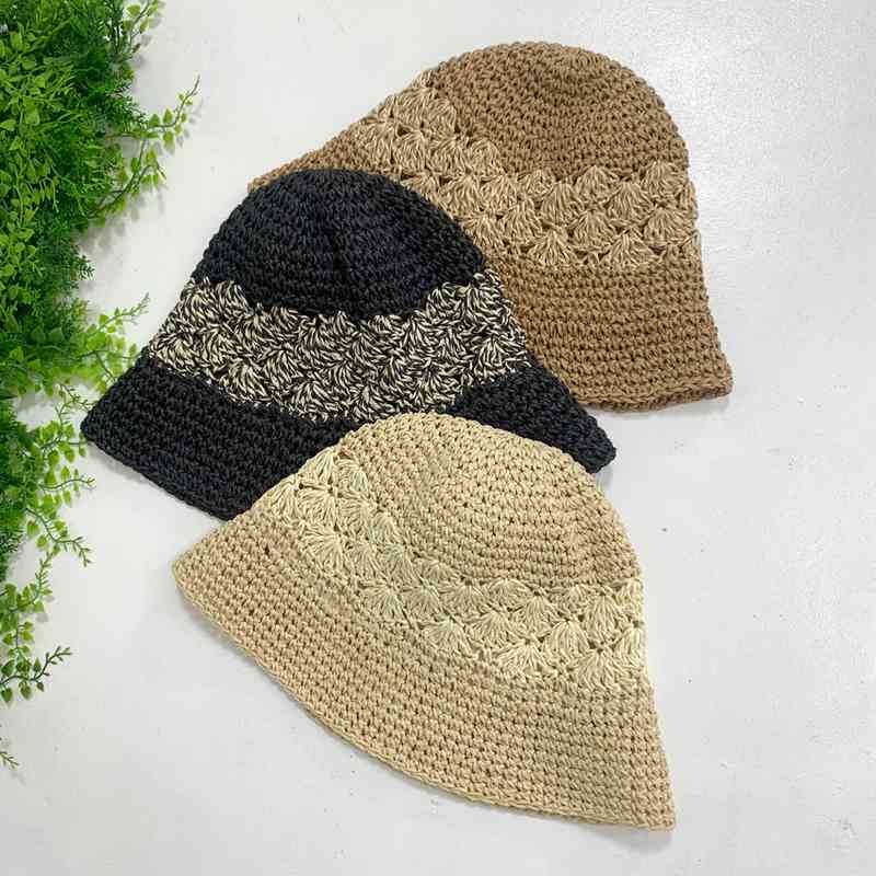 CRB 柄クロシェハット|TiMTiMオンラインストア|レディースアパレル通販