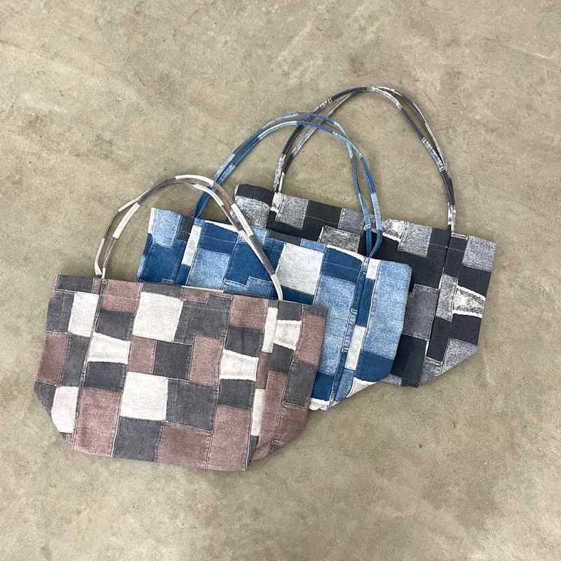 リメイク風キャンバストートバッグ