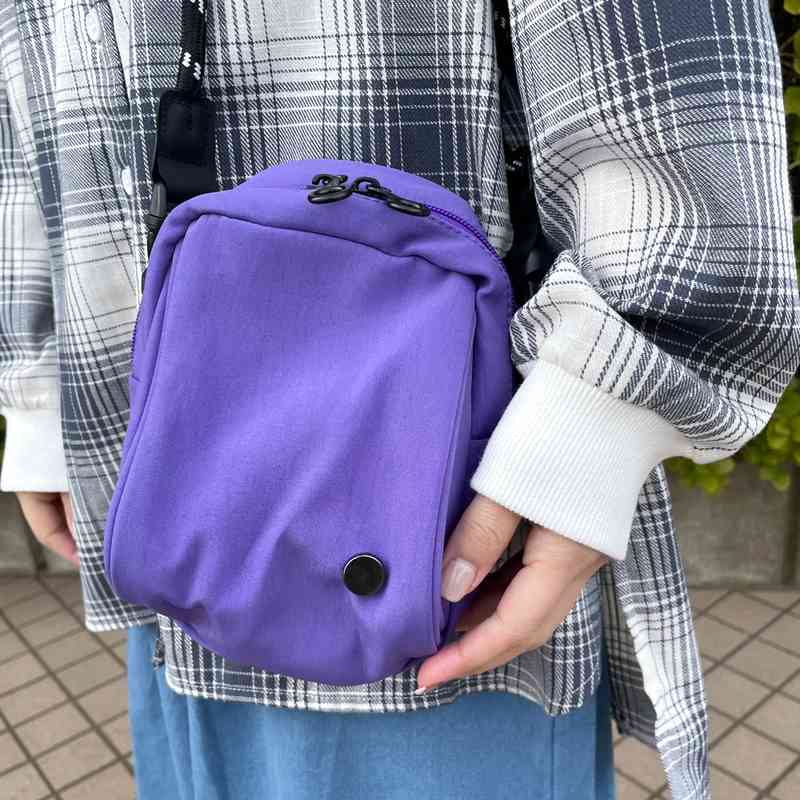 撥水ドローコードミニショルダーバッグ