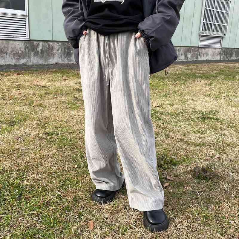 やみつきコーデュロイイージーパンツ