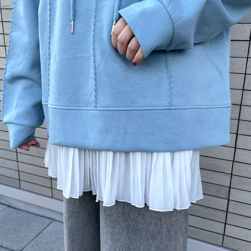 裾プリーツキャミソール