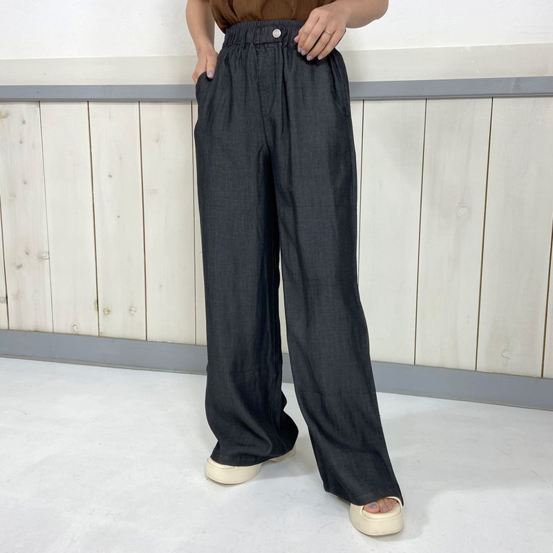 サマーデニムワイドパンツ