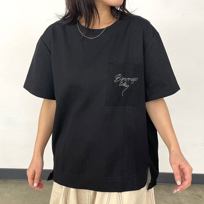 ポケロゴ刺繍プルオーバー