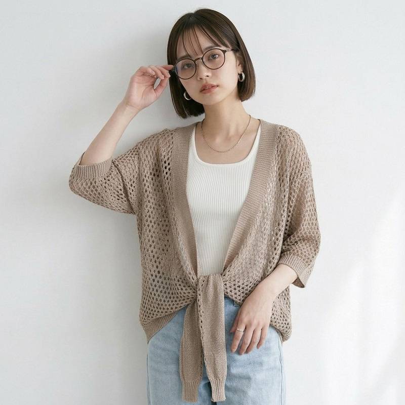 メッシュ2WAYカーディガン
