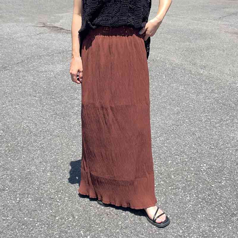 プリーツIラインスカート