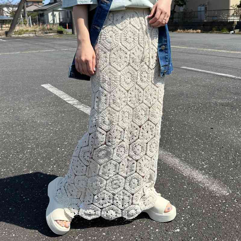 クロシェIラインスカート