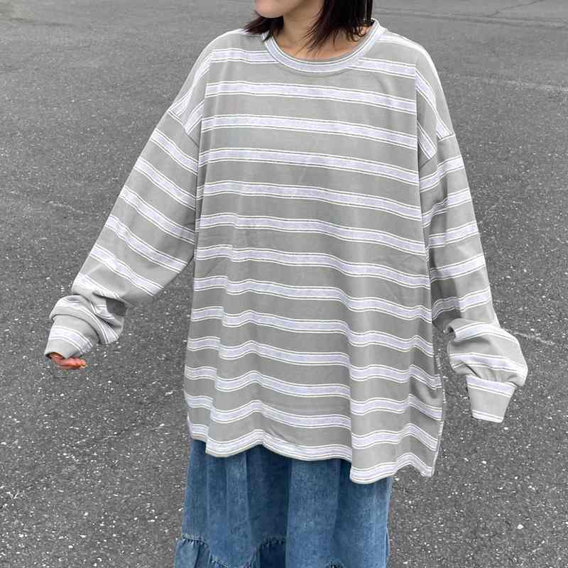 CRB マルチボーダーロンT|TiMTiMオンラインストア|レディースアパレル通販