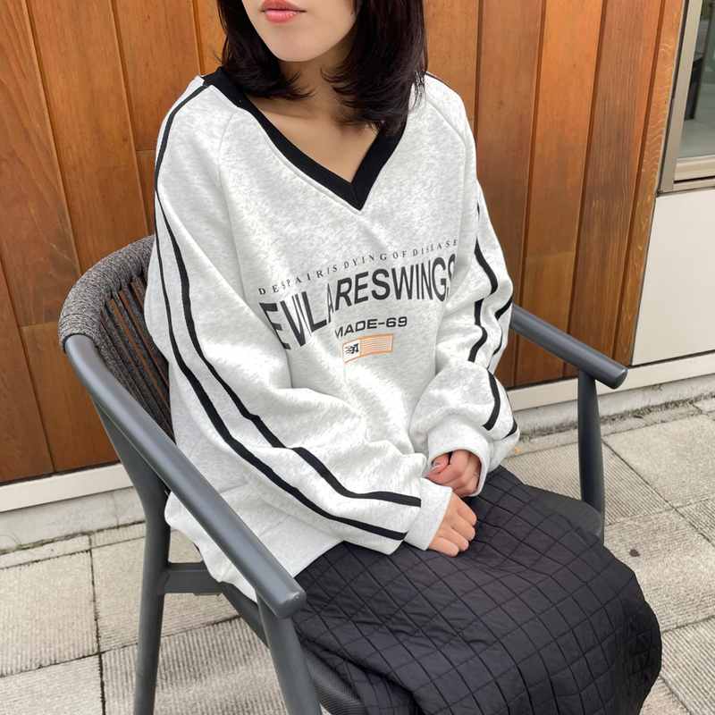 暖ラインゲームシャツプルオーバー