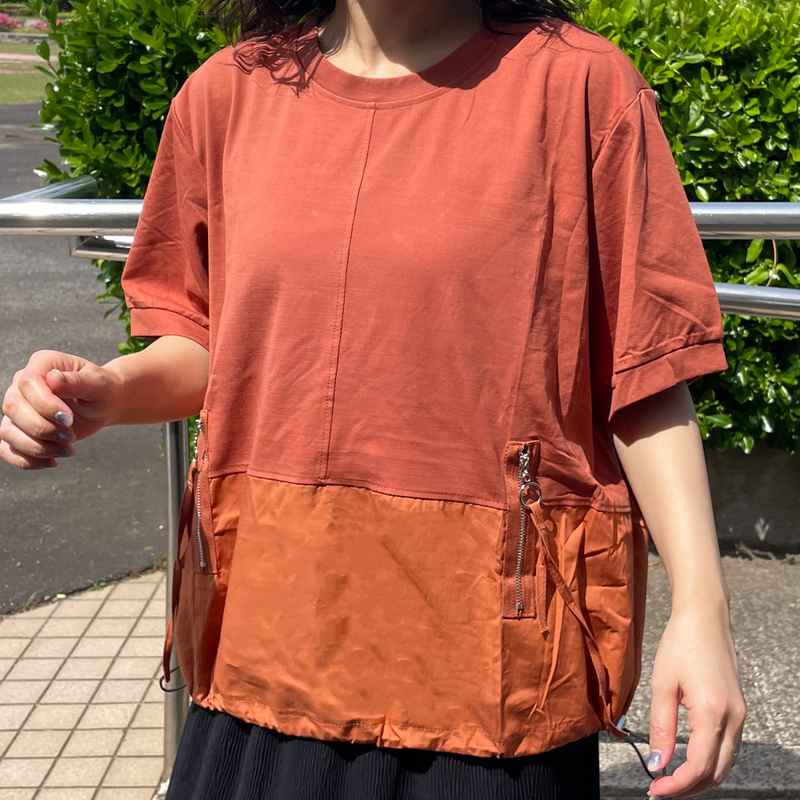切替ZIPプルオーバー