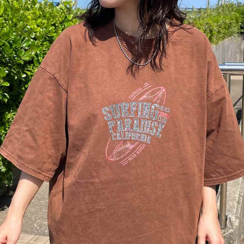 ピグメントロゴTシャツ