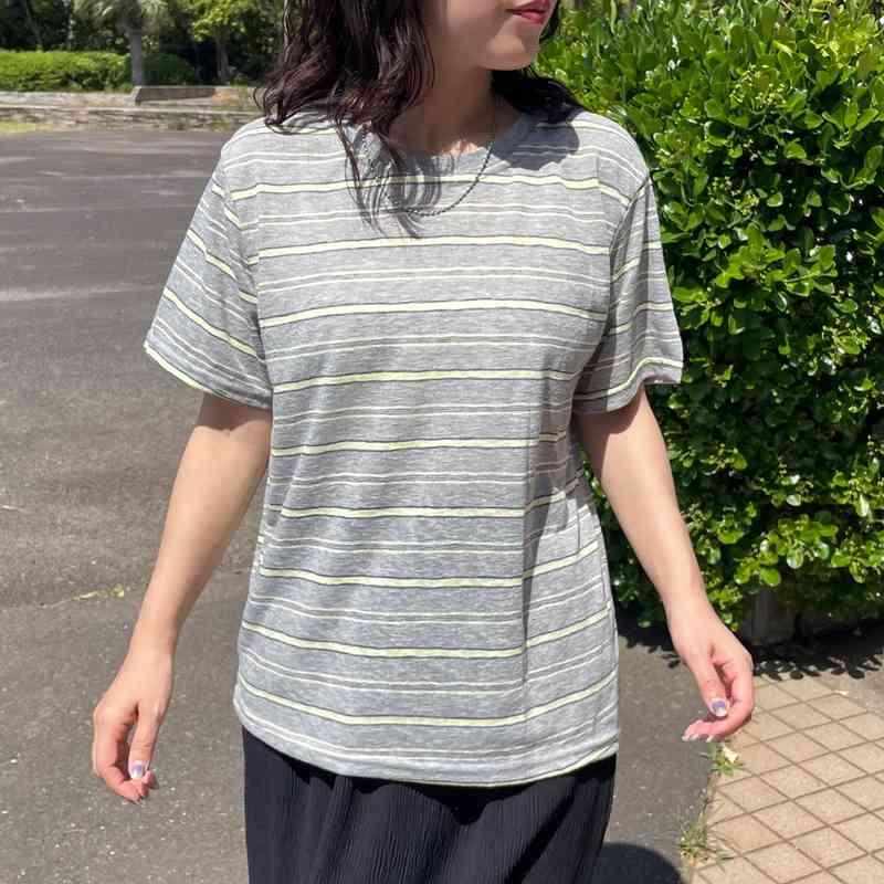 スラブボーダーTシャツ