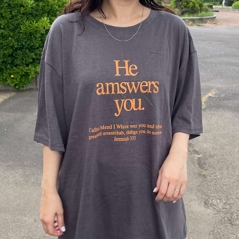 スラブロゴTシャツ