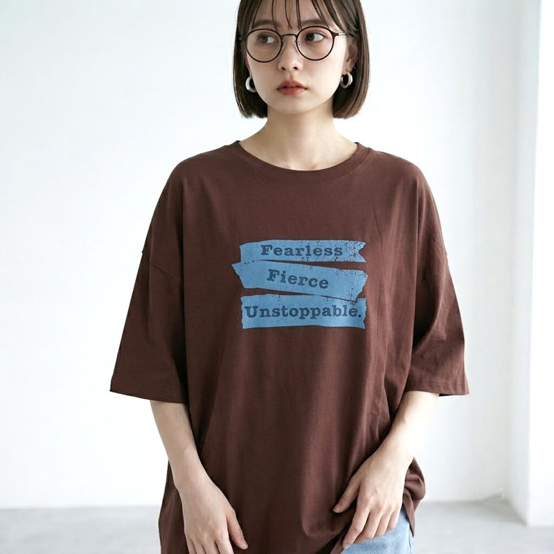 テープロゴBIGTシャツ