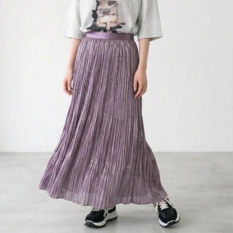 シャイニープリーツスカート