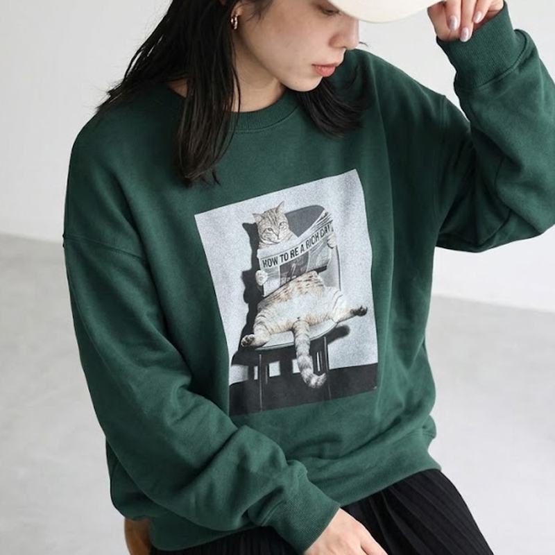 転写ネコプルオーバー