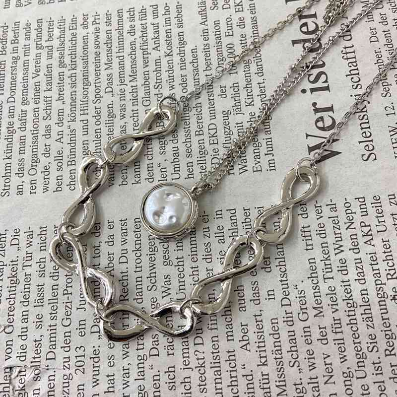 2連パールネックレス