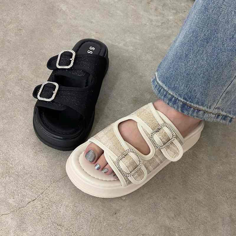 non-hedge ハートクロスフラットサンダル|TiMTiMオンライン