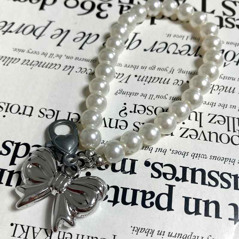 ★WEB限定★パールリボンチャーム