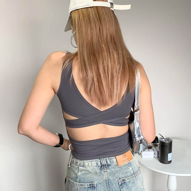 non-hedge バッククロスタンクトップ|TiMTiMオンラインストア